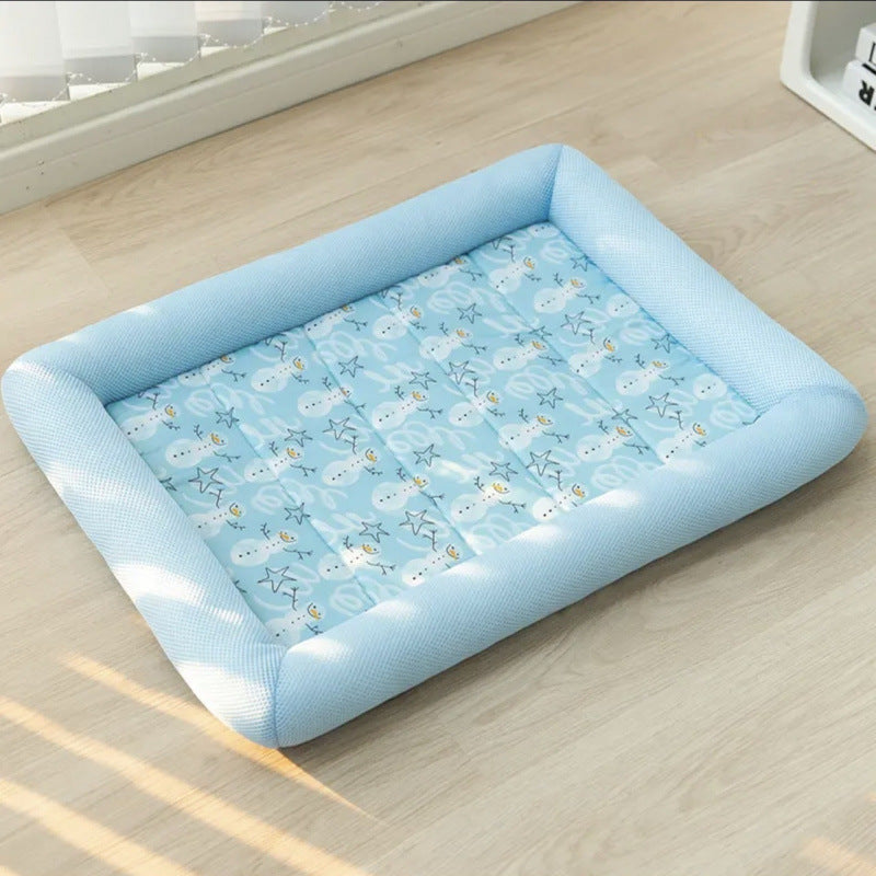 Cama Refrescante Premium para Perros y Gatos – Cama Transpirable de Verano
